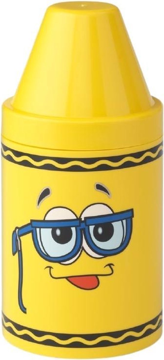 Crayola opbergbox Krijtvorm Small 20 cm polypropyleen - Geel