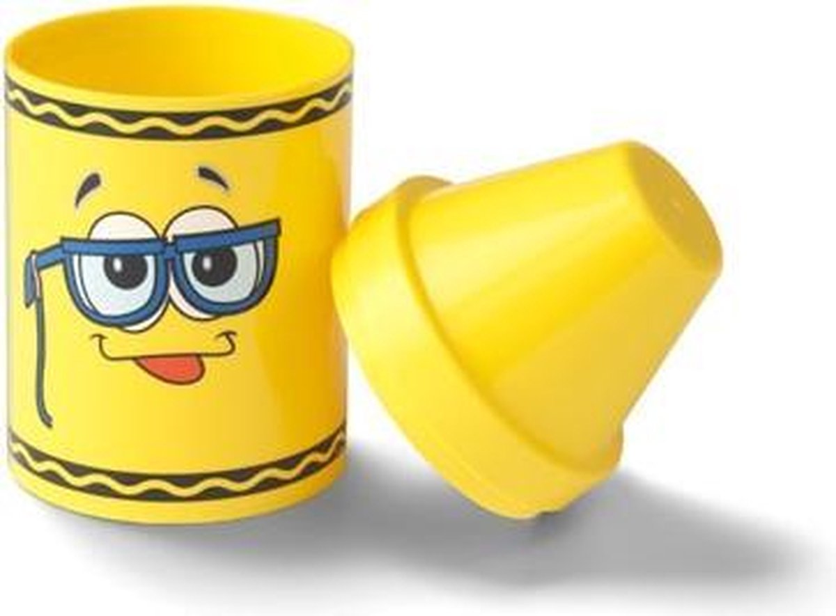 Crayola opbergbox Krijtvorm Small 20 cm polypropyleen - Geel