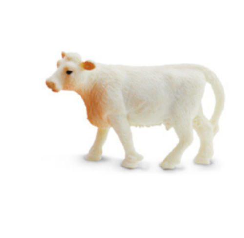 Safari speelset Lucky Minis koeien 2,5 cm 192 delig - Wit