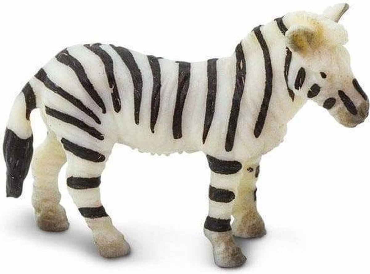 Safari speelset Lucky Minis zebra&apos;s 2,5 cm zwart/wit 192 delig