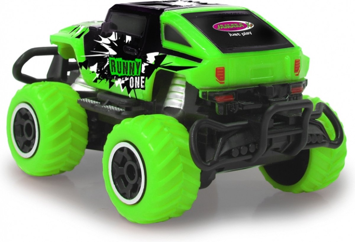 Jamara monstertruck RC Runny One 13,5 x 8,4 cm rubber - Groen