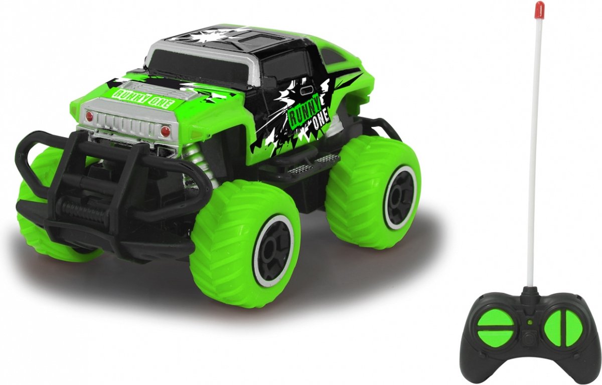 Jamara monstertruck RC Runny One 13,5 x 8,4 cm rubber - Groen
