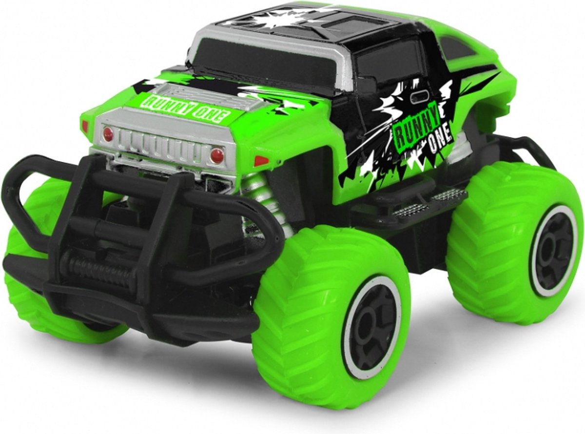 Jamara monstertruck RC Runny One 13,5 x 8,4 cm rubber - Groen