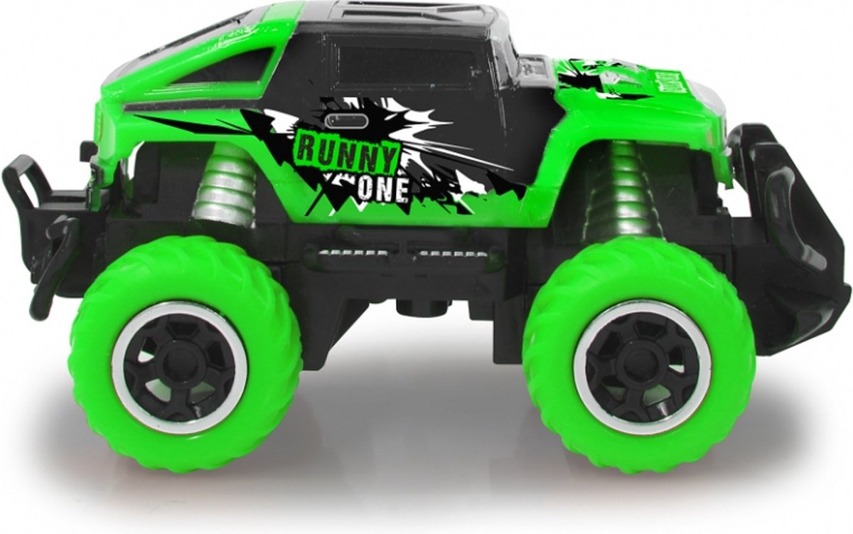Jamara monstertruck RC Runny One 13,5 x 8,4 cm rubber - Groen