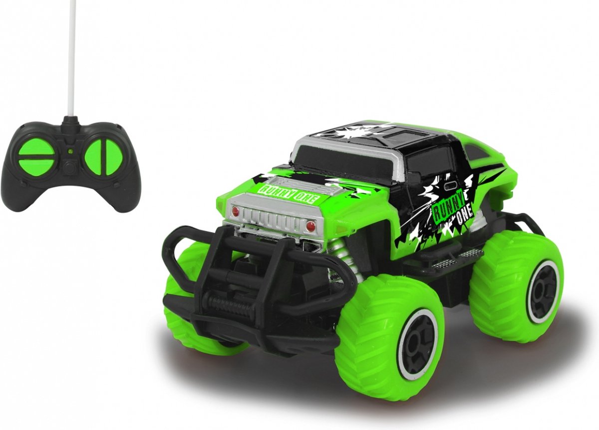 Jamara monstertruck RC Runny One 13,5 x 8,4 cm rubber - Groen