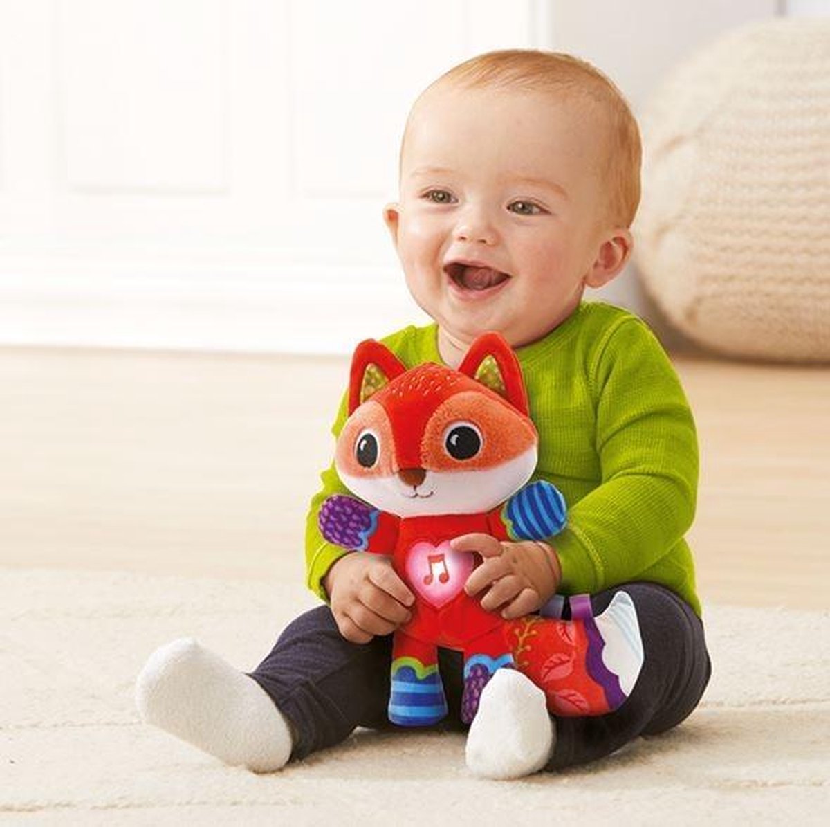 Vtech Bedtijd Vosje 24,1 cm pluche - Oranje