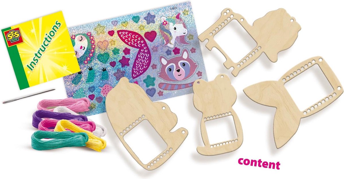 Ses mini weeframen junior hout 12 delig