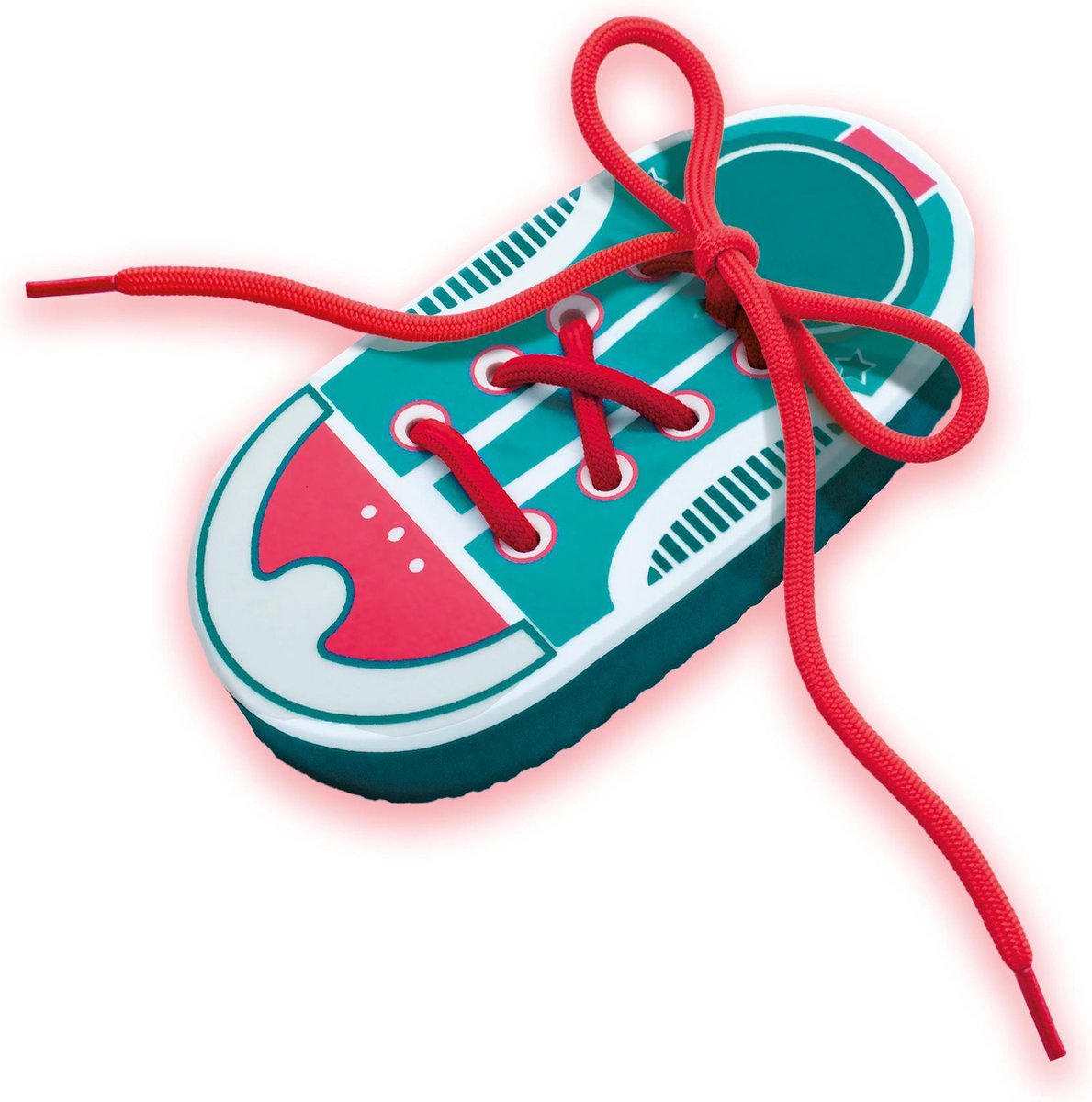 Ses veterstrikken junior schuim/ 2 delig - Rood