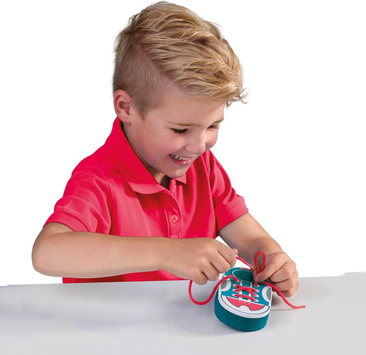 Ses veterstrikken junior schuim/ 2 delig - Rood