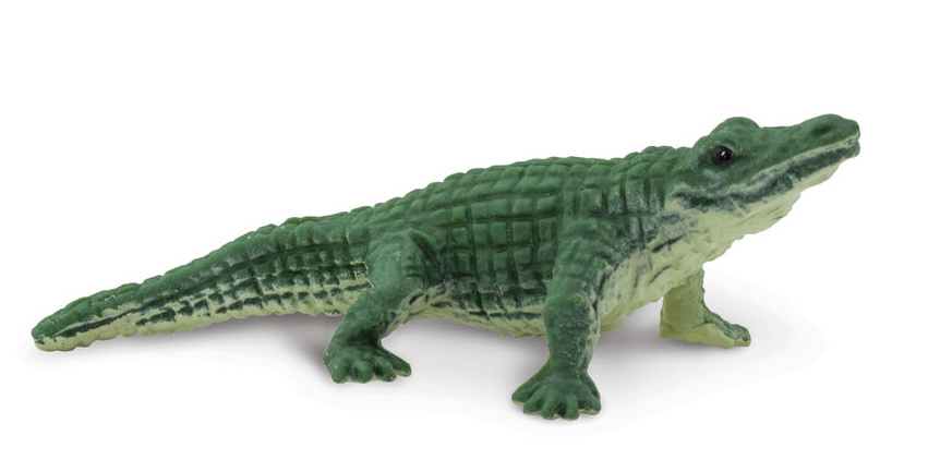 Safari speelset Lucky Minis alligators 2,5 cm 192 delig - Groen