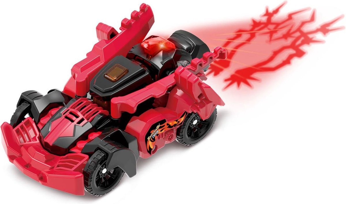 Vtech transformer Fire Blaze de T Rex junior 16,3 cm/zwart - Rood