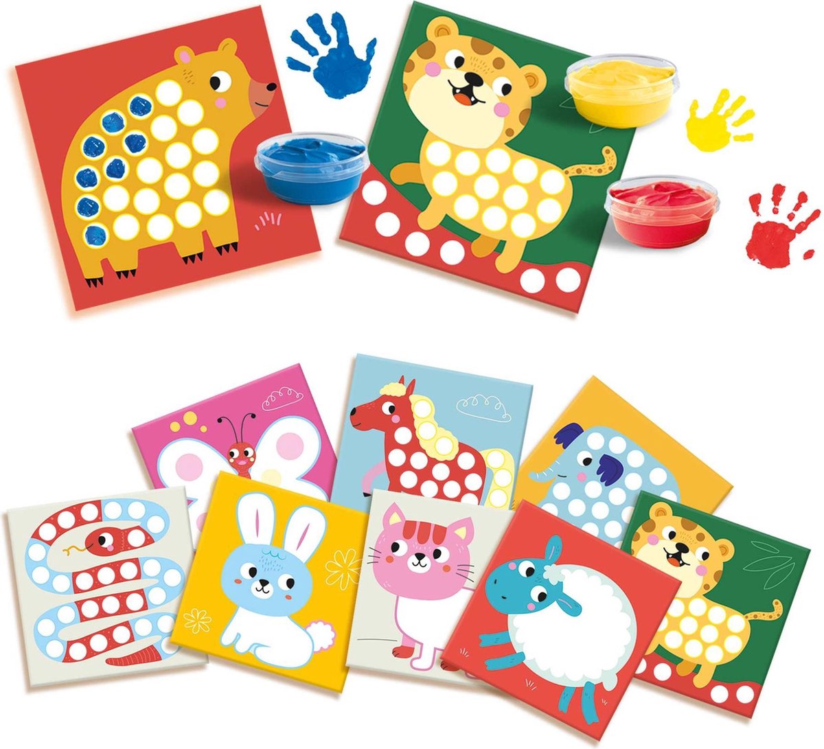 Ses vingerverf MyFirst junior acryl 13 delig - Rood