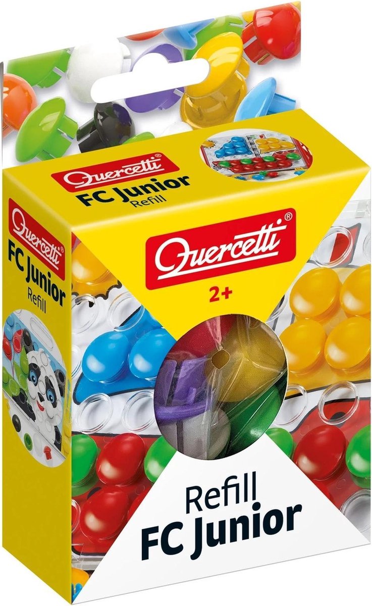 Quercetti pinnen FantaColor Refill junior 33 mm 24 stuks