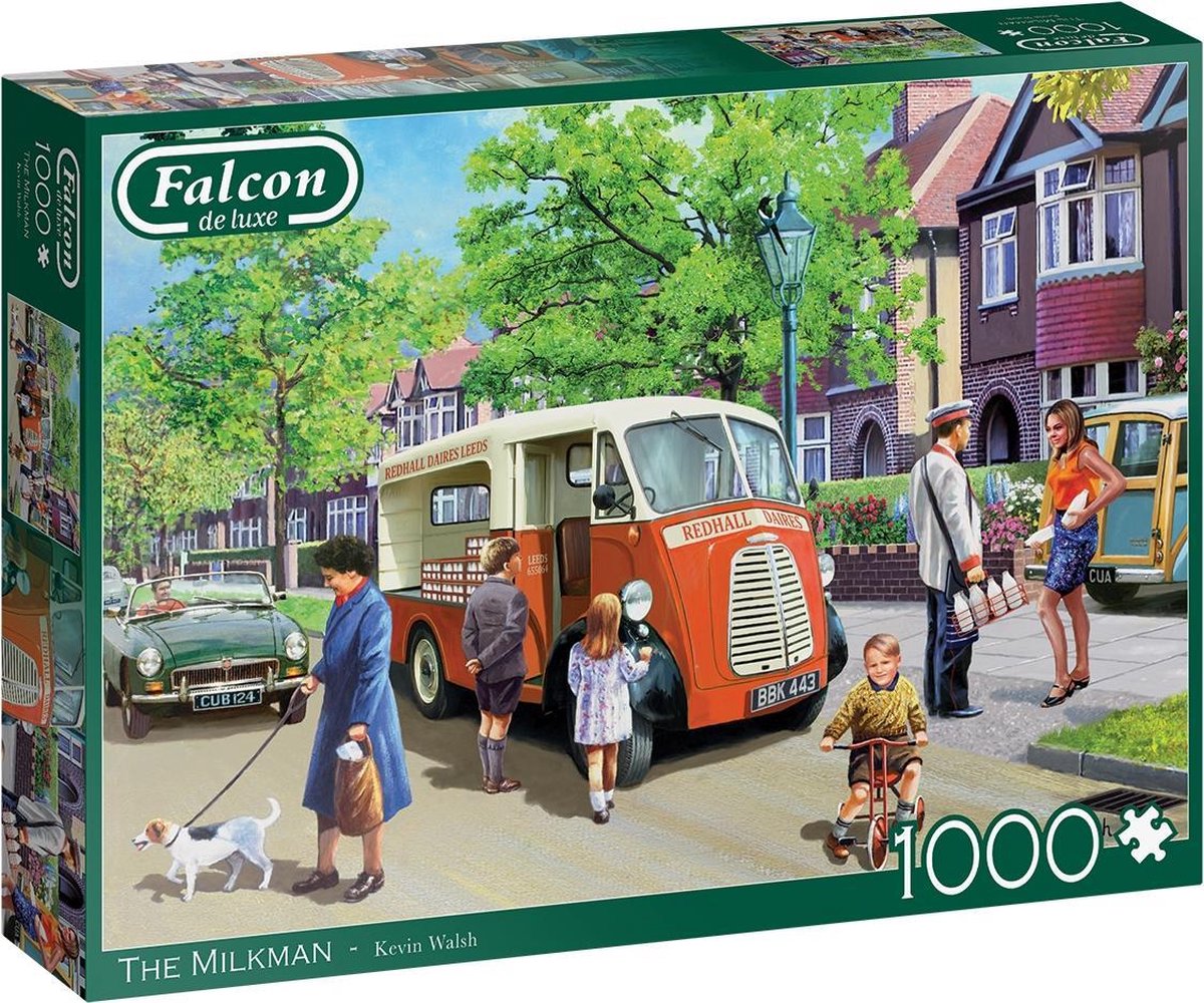 Falcon legpuzzel The Milkman 68 x 50 cm karton 1000 stukjes