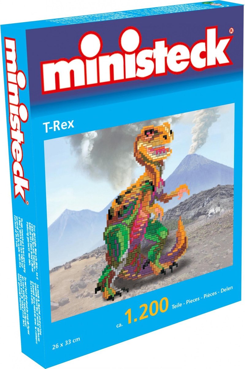 Ministeck Tyrannosaurus rex 1200 delig - Blauw