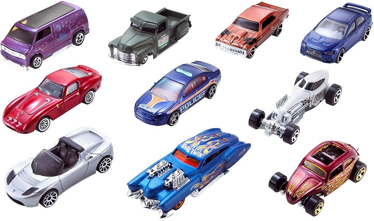 Mattel Hot Wheels cadeauset met 10 auto's