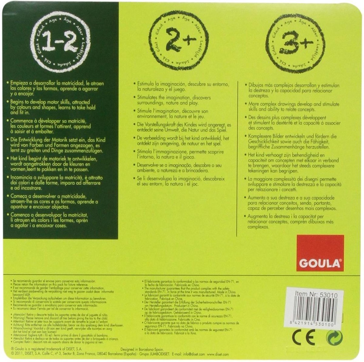 Jumbo Goula vormenpuzzel Boomgaard junior hout 4 stukjes