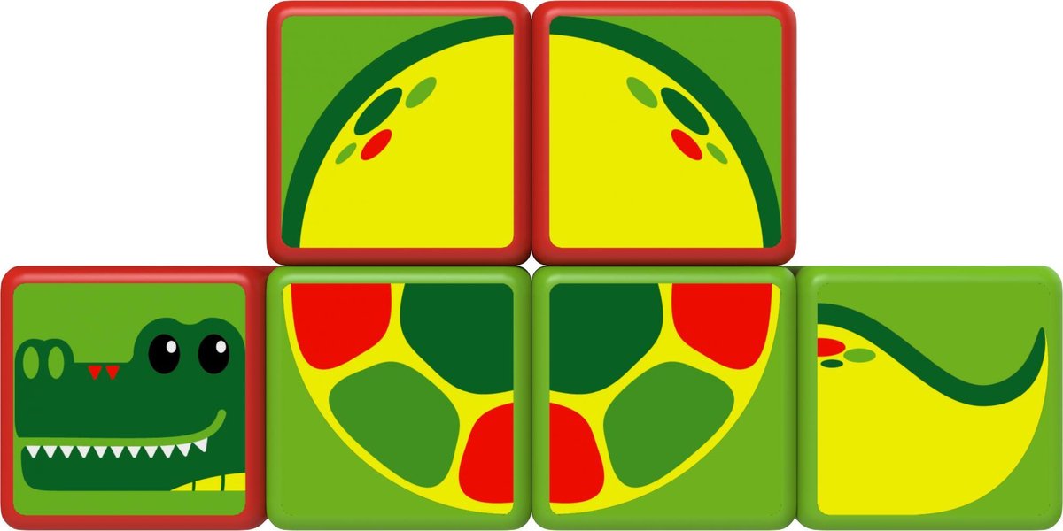 Geomag MagiCube River Animals 6 delig