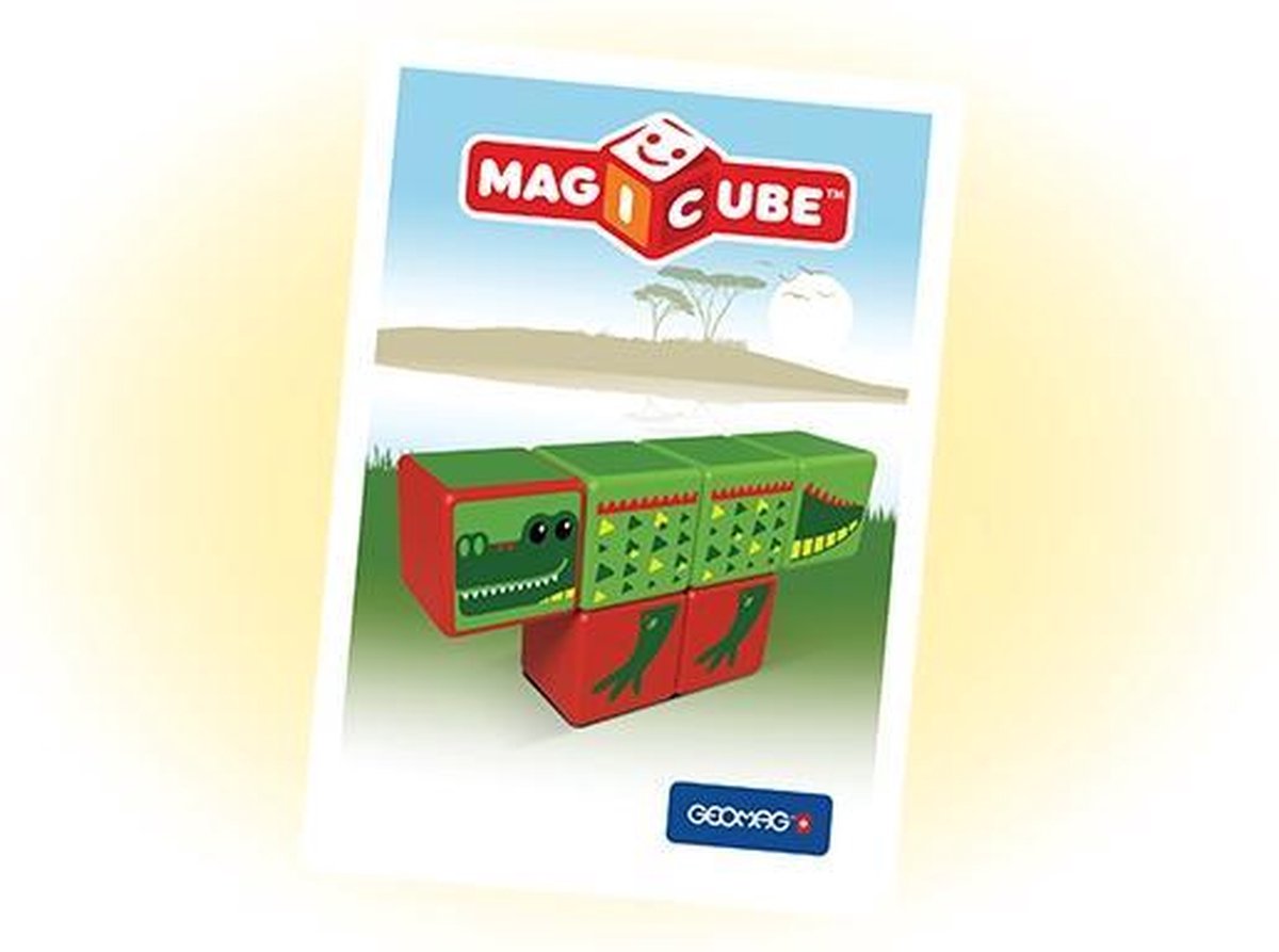 Geomag MagiCube River Animals 6 delig