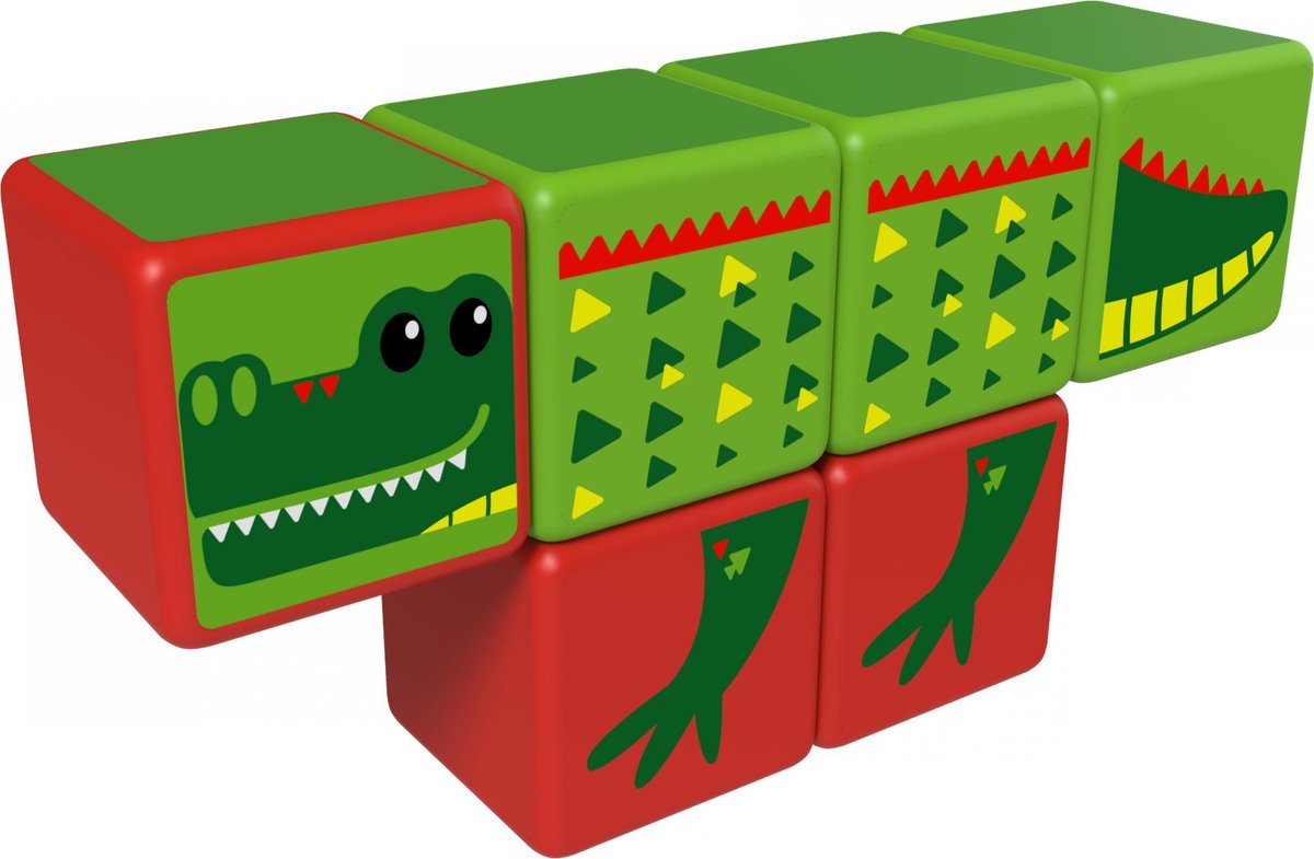 Geomag MagiCube River Animals 6 delig