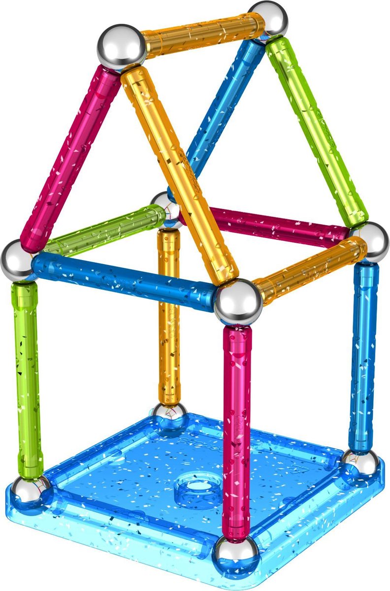 Geomag Glitter multicolor 30 delig