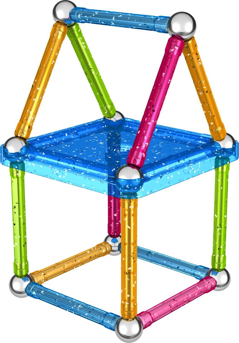 Geomag Glitter multicolor 30 delig