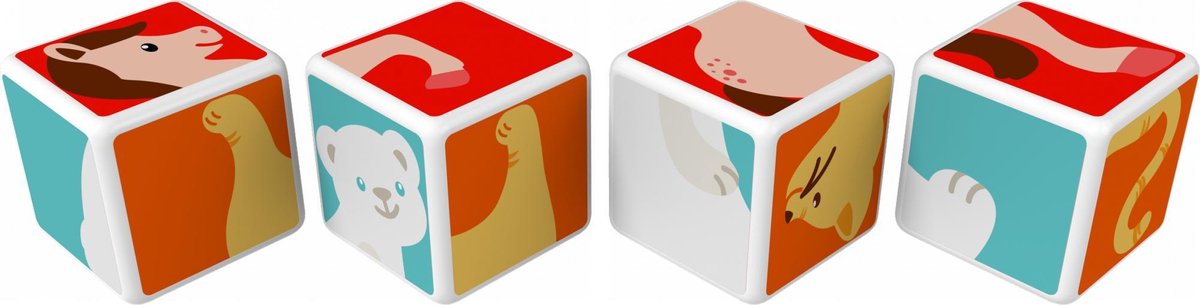 Geomag MagiCube Animal Friends 4 delig