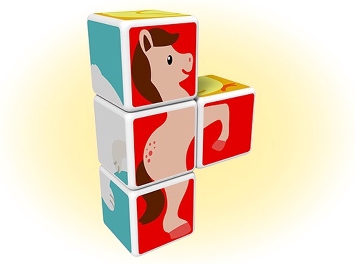 Geomag MagiCube Animal Friends 4 delig