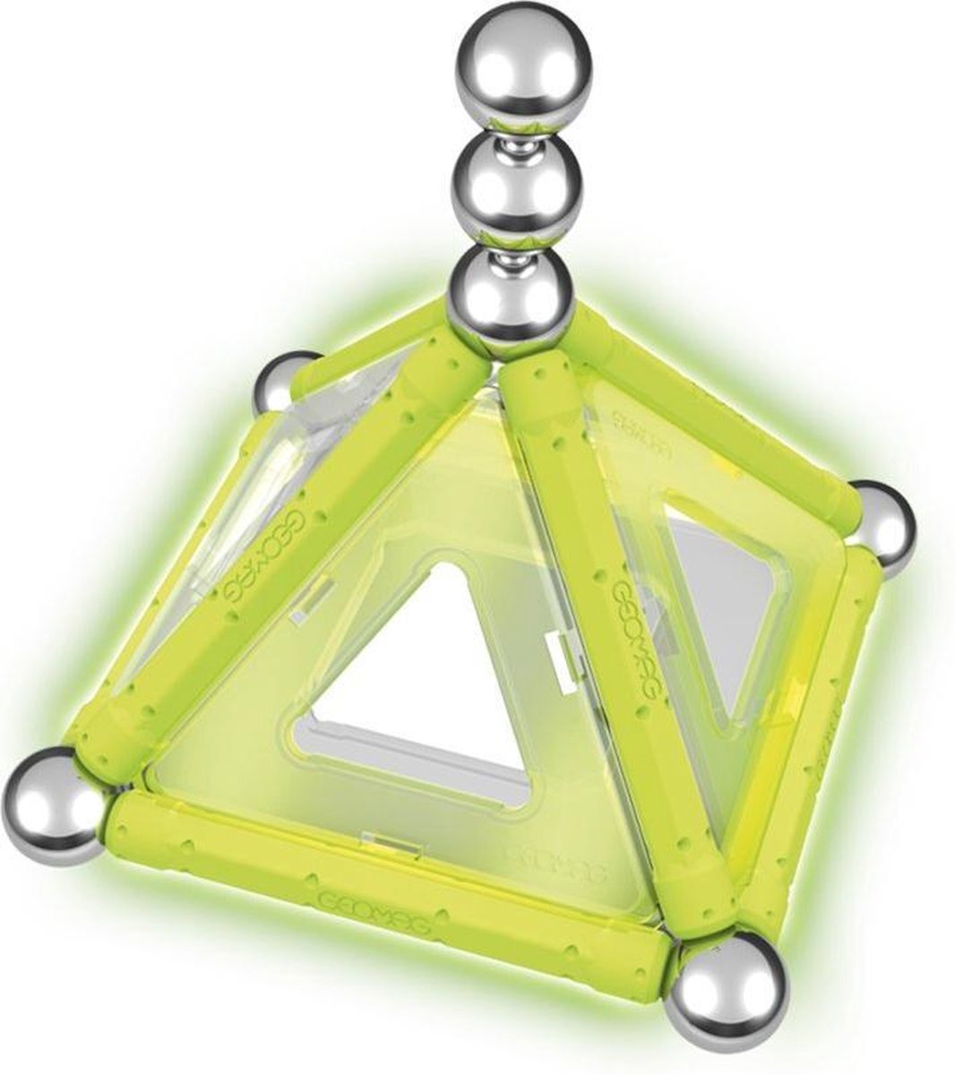 Geomag Color Glow in the Dark licht 22 delig - Groen