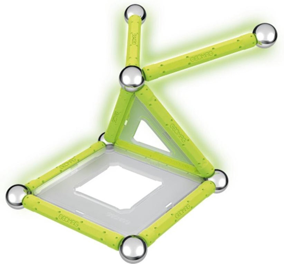Geomag Color Glow in the Dark licht 22 delig - Groen