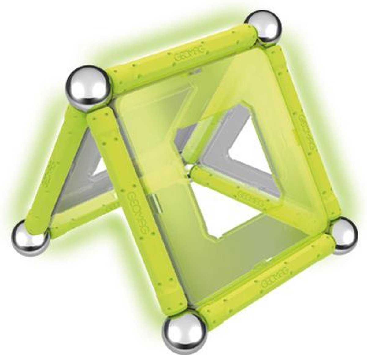 Geomag Color Glow in the Dark licht 22 delig - Groen