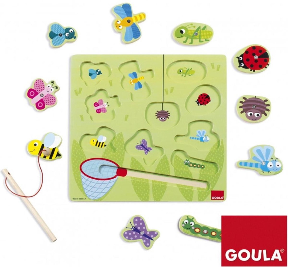 Goula magneetpuzzel Insecten junior 28 cm 10 stukjes