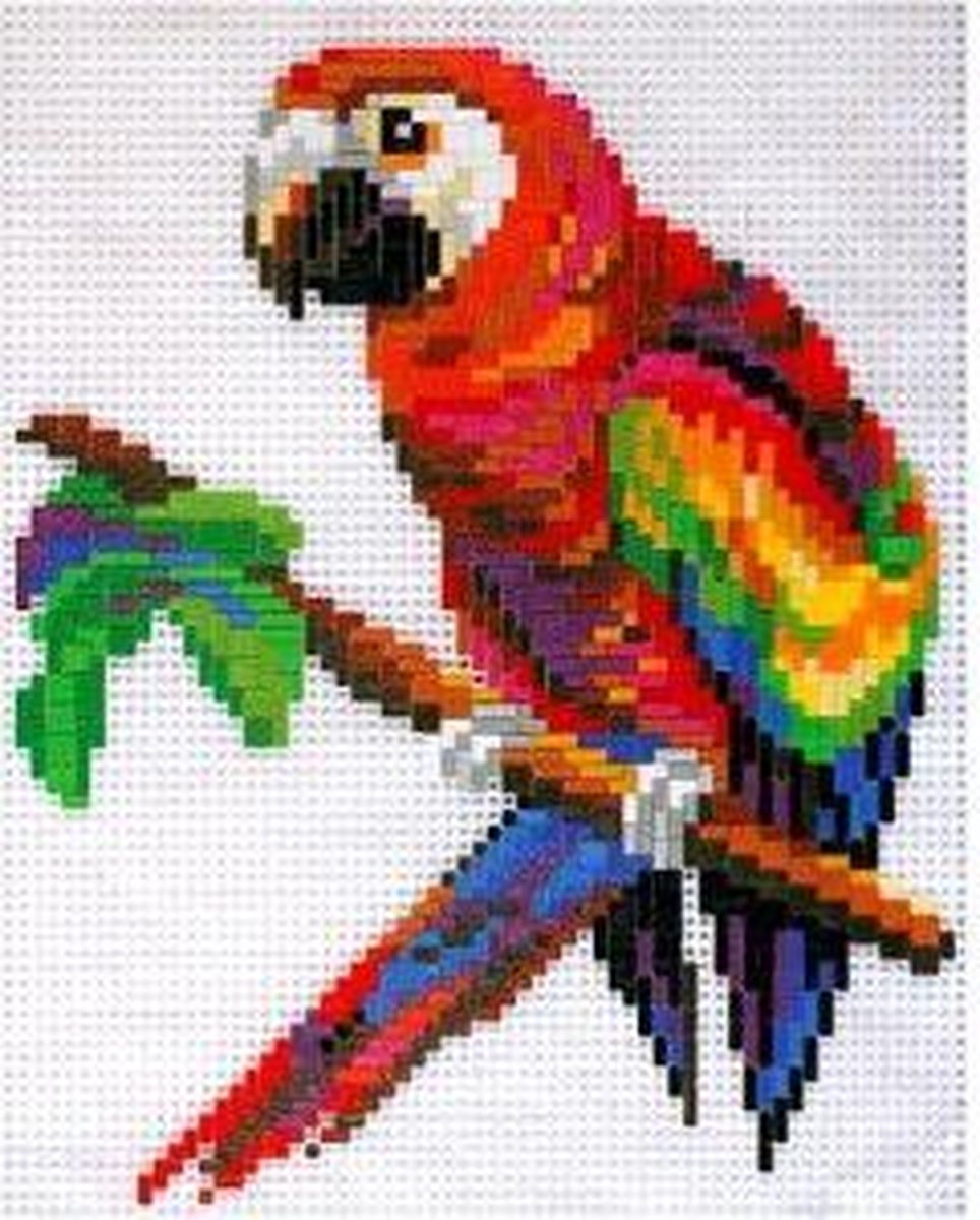 Ministeck papegaai 1300 delig - Blauw