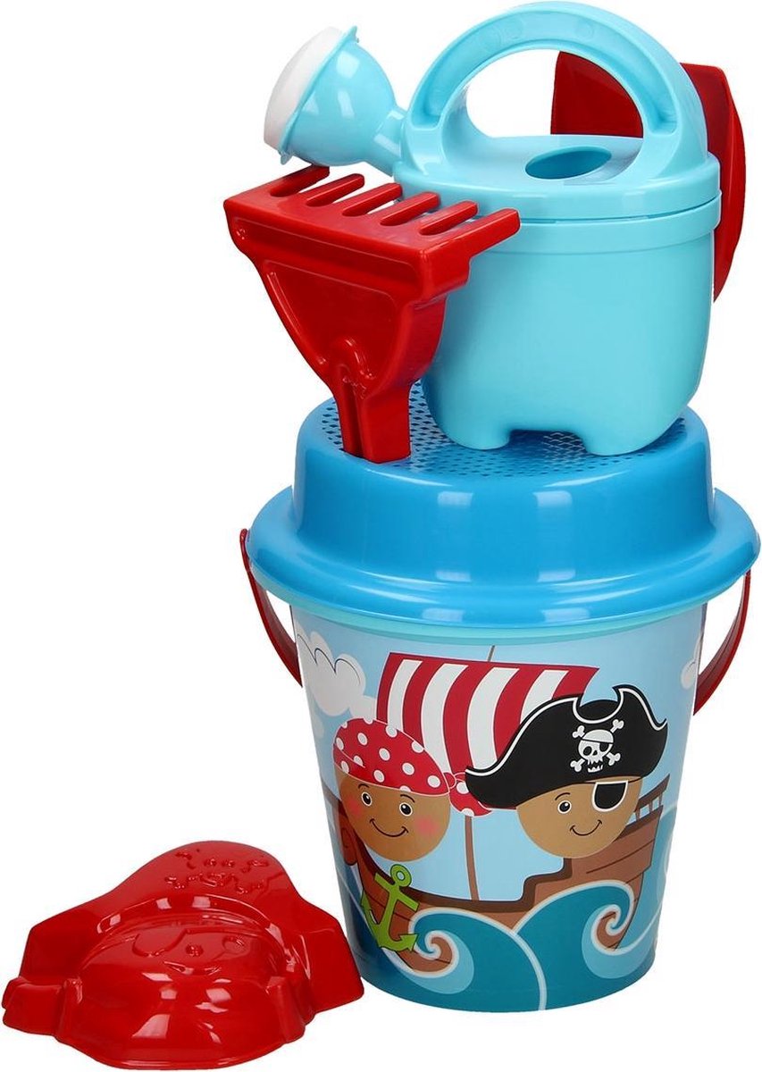 Simba emmerset piraat 17 cm 6 delig - Blauw