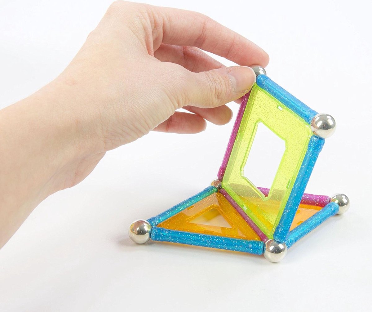 Geomag Glitter multicolor 22 delig