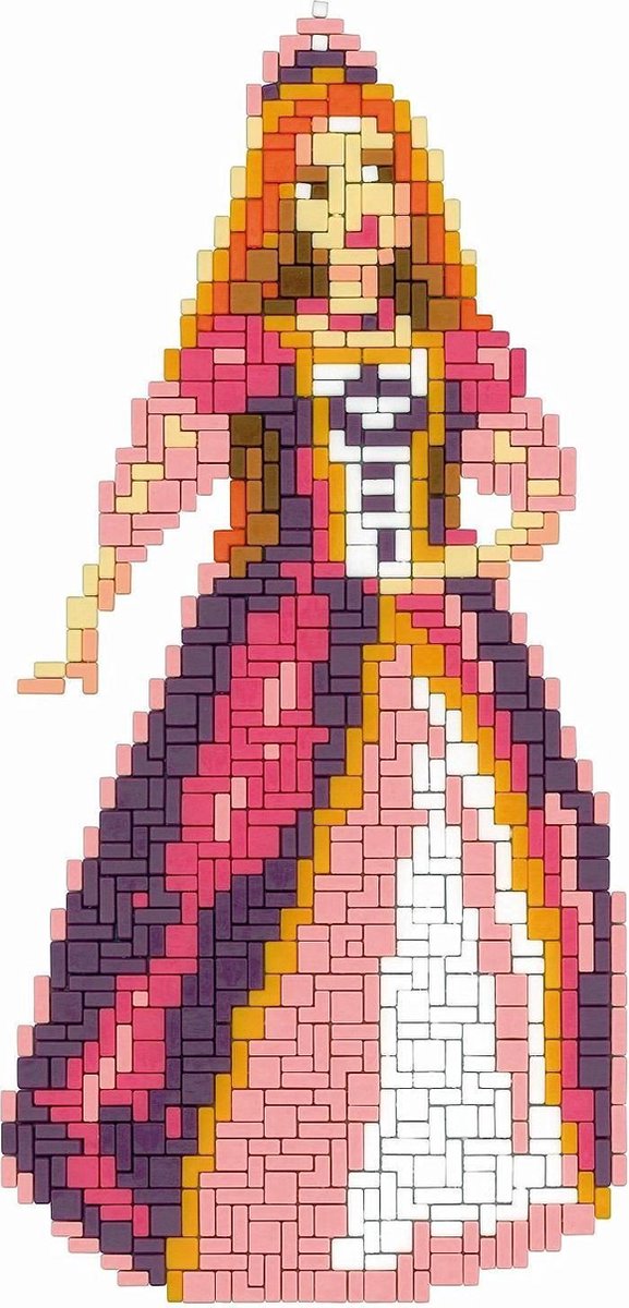 Ministeck prinsessen 4 in 1 1400 delig - Roze