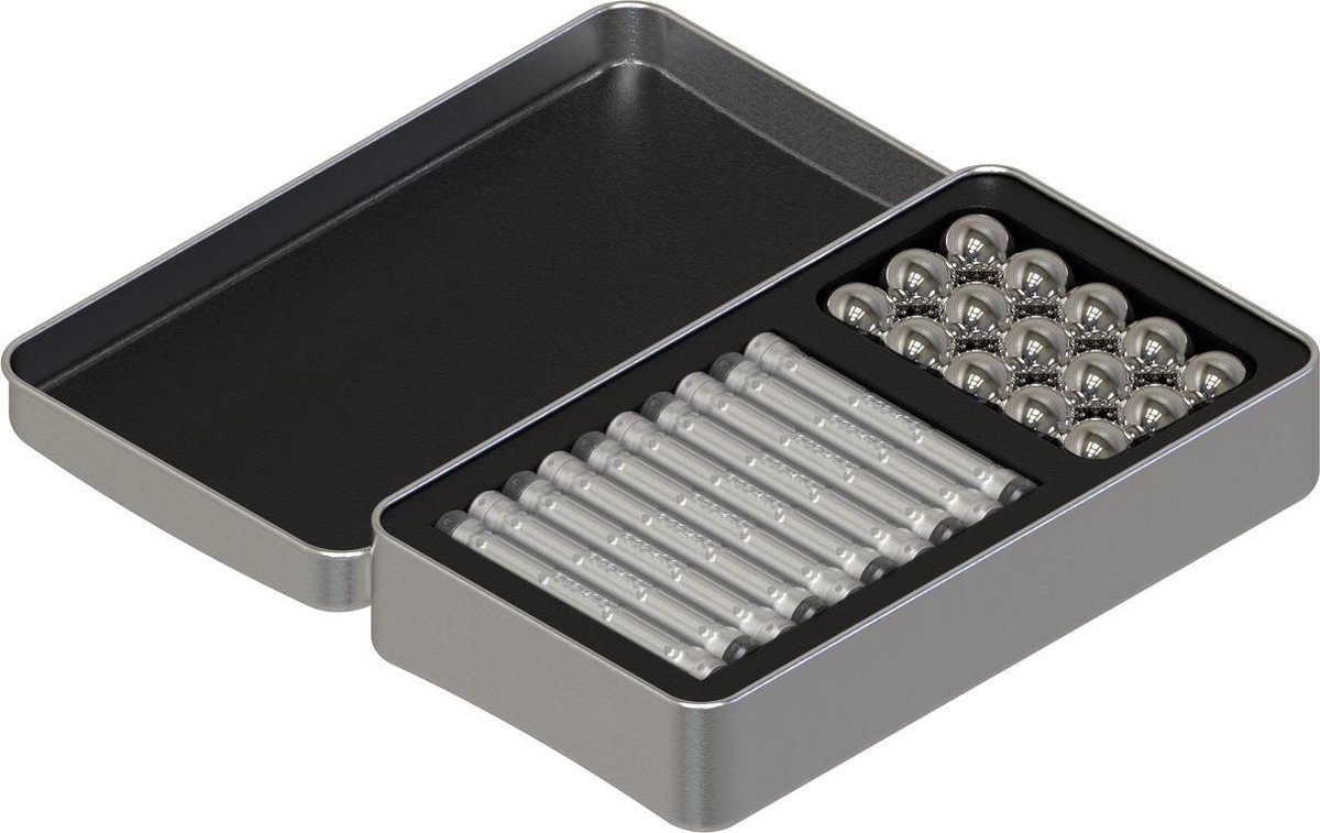 Geomag Pro L Pocket Set 53 delig zilver - Silver
