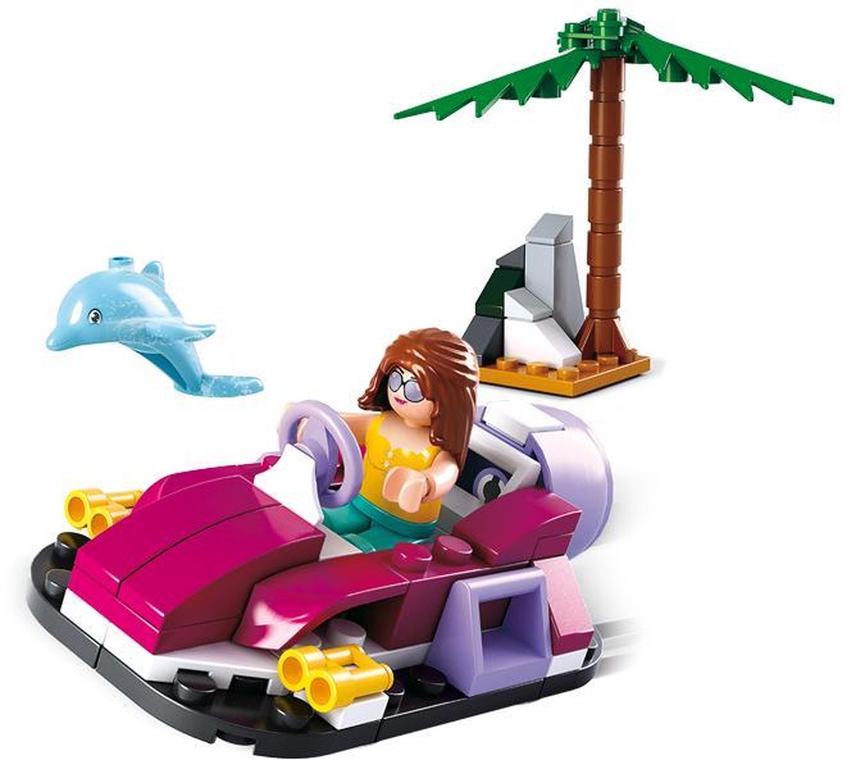 Sluban Girl's Dream: Hoovercraft (M38 B0600A) - Roze