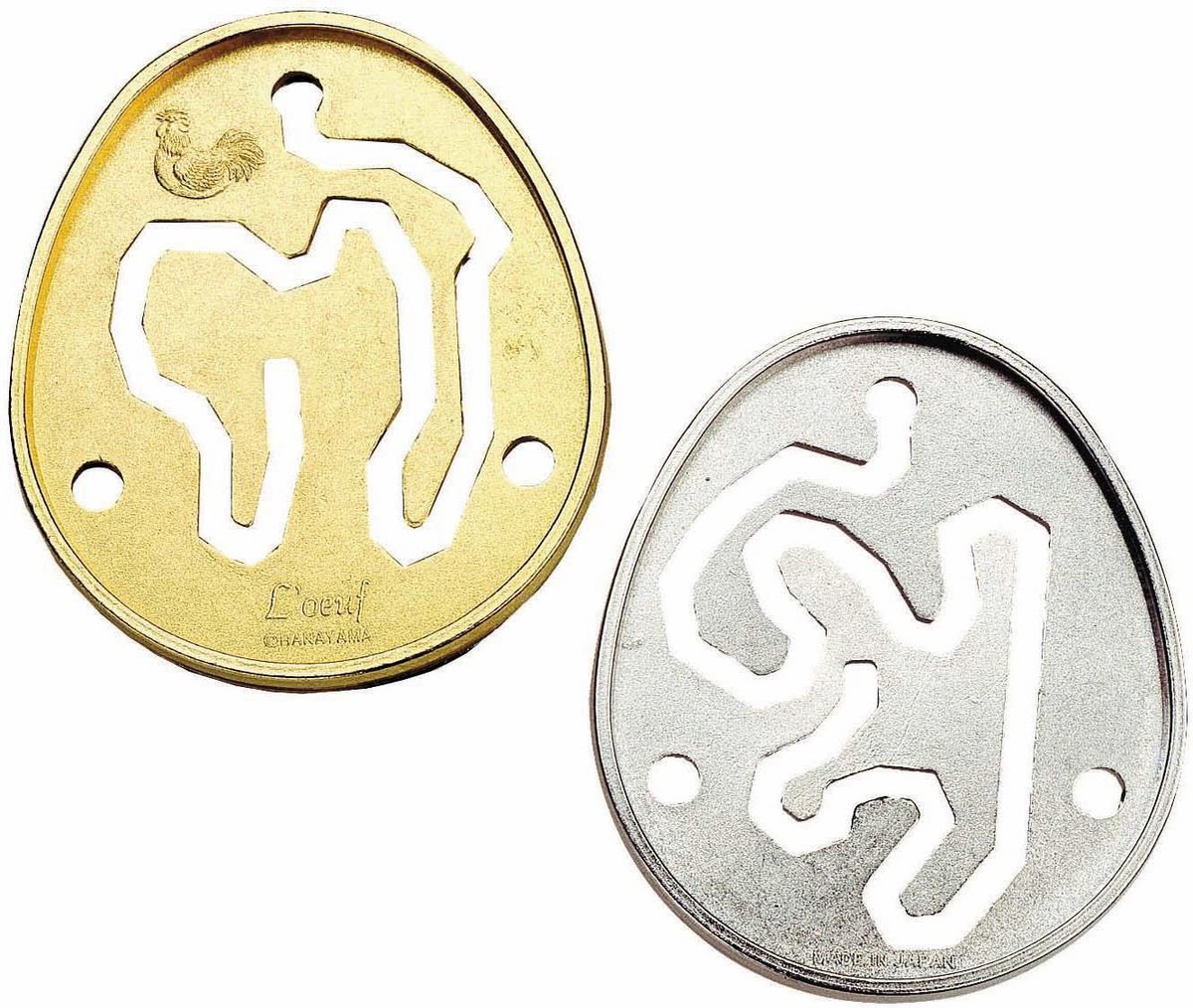 Huzzle breinbreker Cast L'ouef zilver/goud