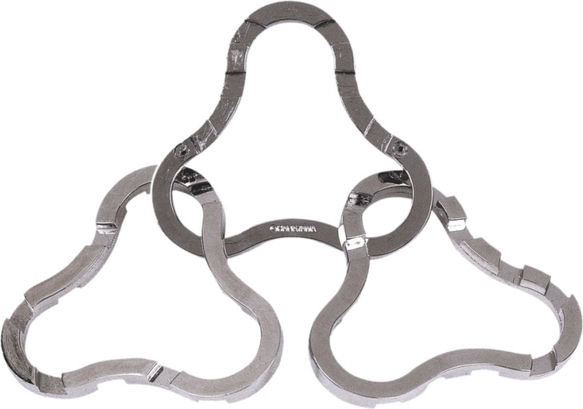 Huzzle breinbreker Cast Coaster zilver - Silver