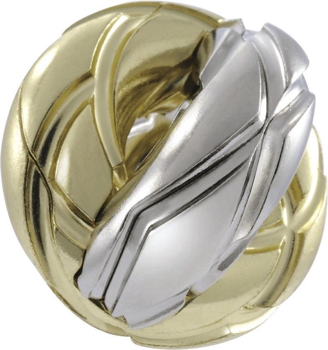Huzzle breinbreker Cast Twist 11,8 cm staal zilver/goud