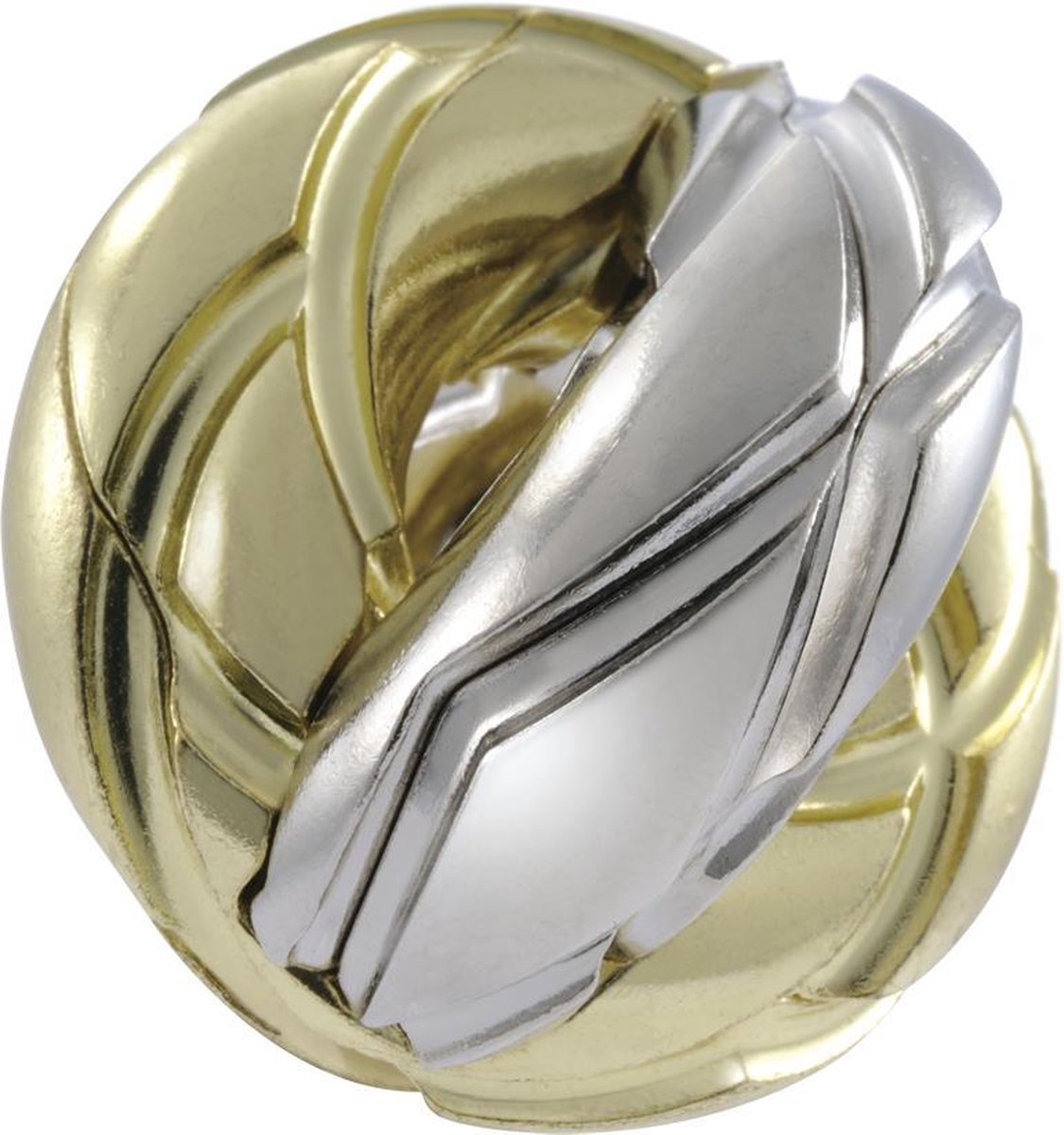 Huzzle breinbreker Cast Twist 11,8 cm staal zilver/goud