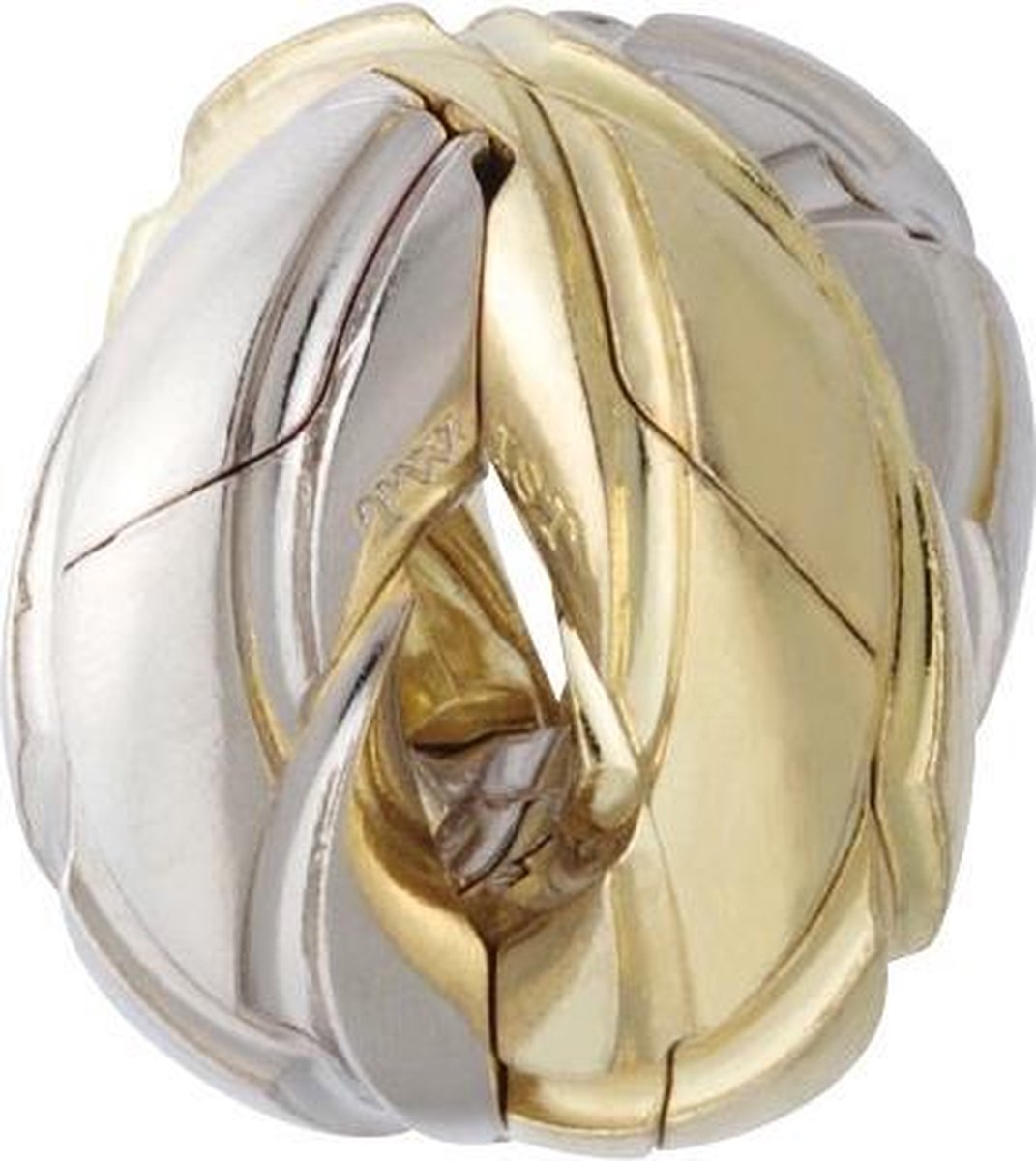 Huzzle breinbreker Cast Twist 11,8 cm staal zilver/goud