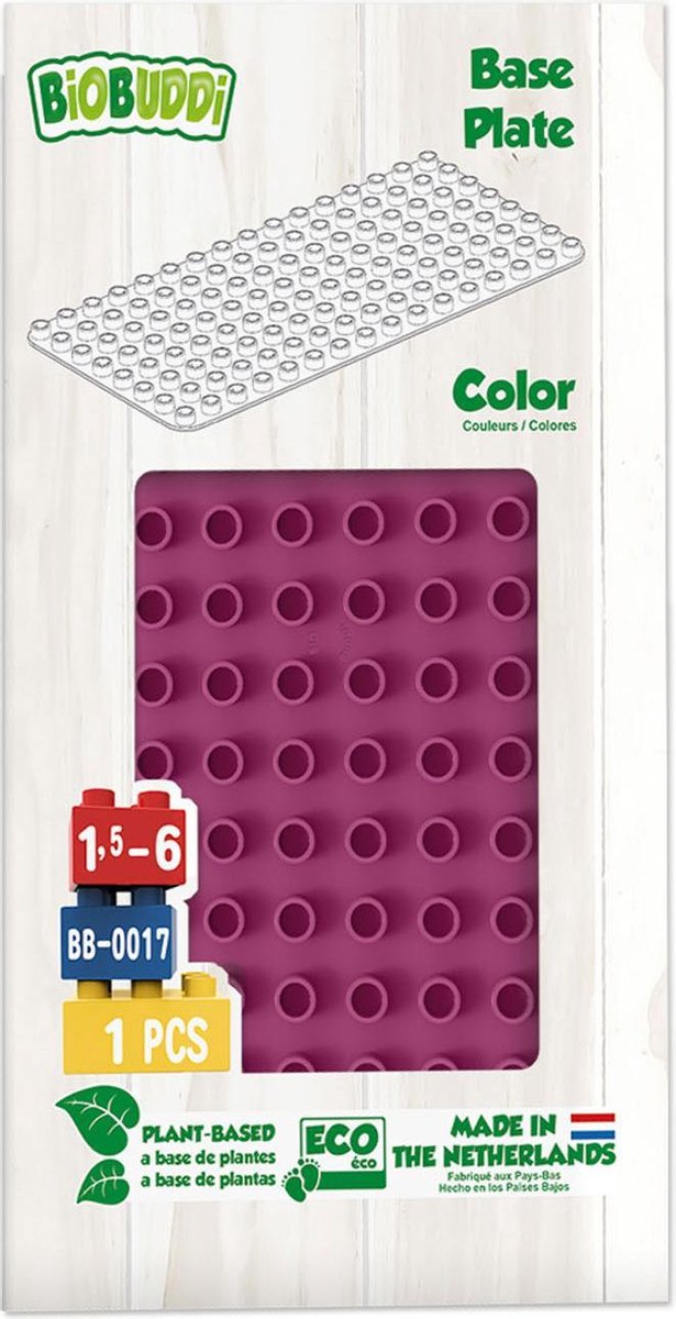 BiOBUDDi grondplaat (BB 0017) - Roze