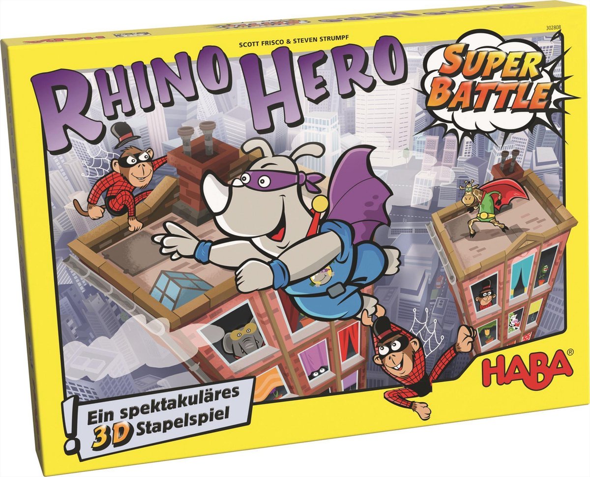 HABA evenwichtsspel Rhino Hero Super Battle (DU)