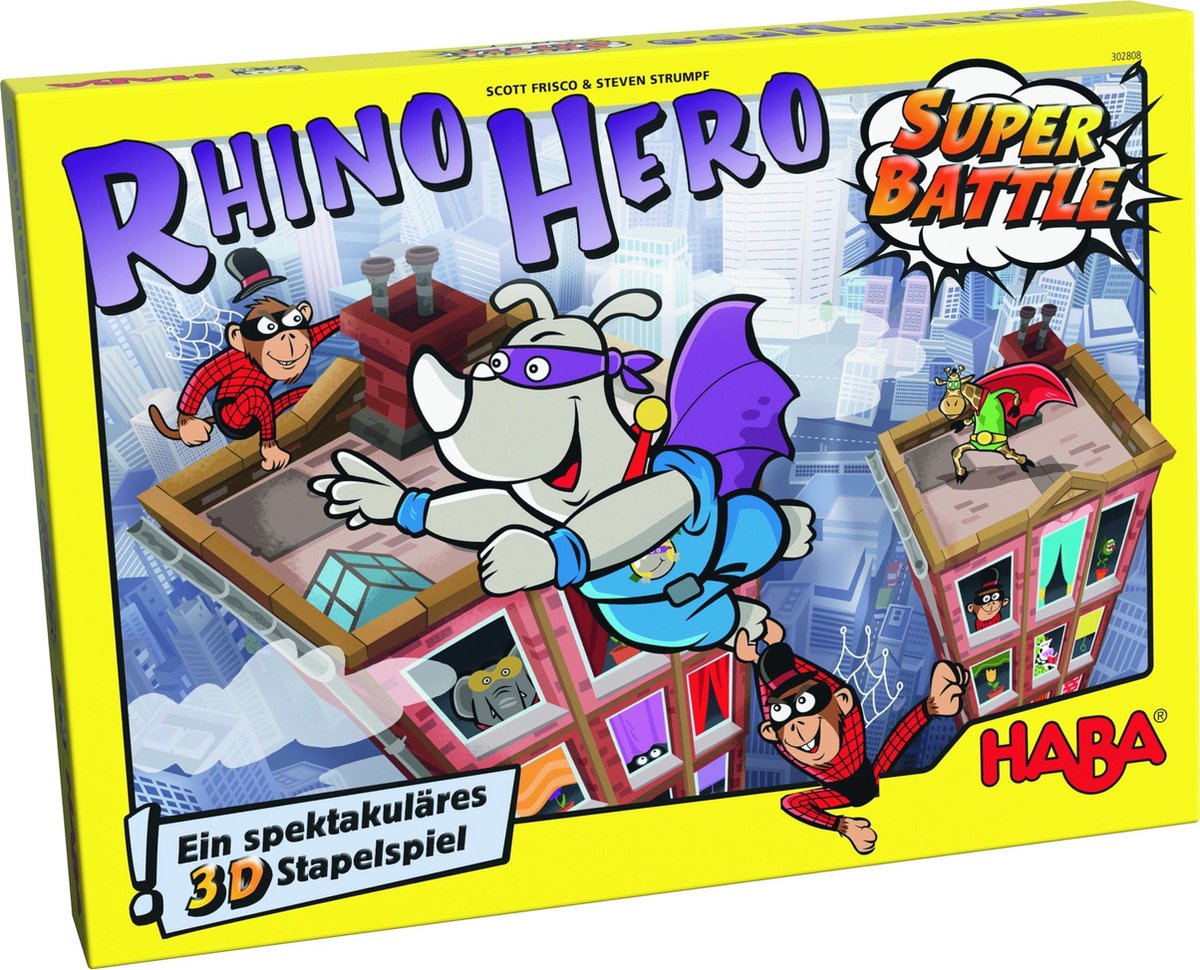HABA evenwichtsspel Rhino Hero Super Battle (DU)