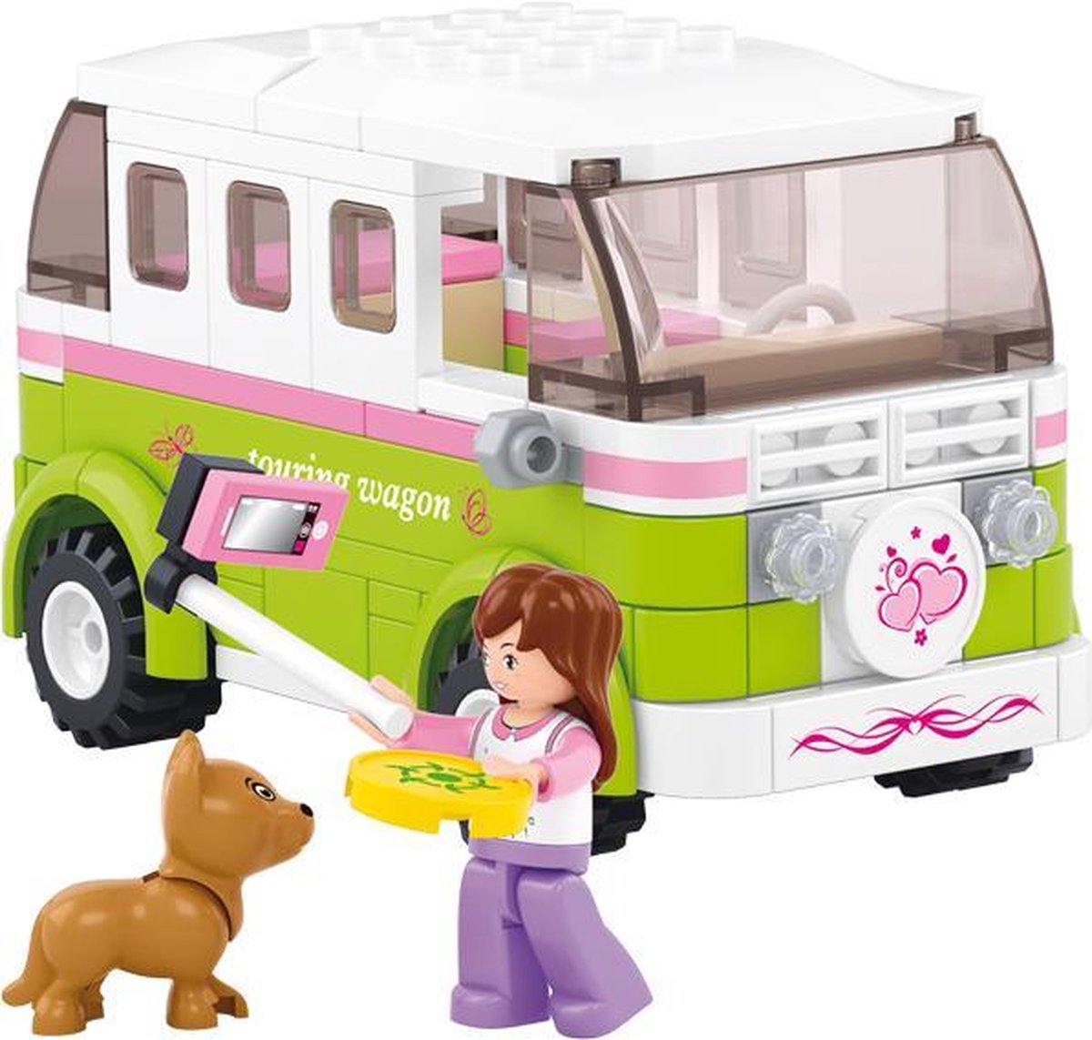 Sluban Girls Dream: kampeerwagen (M38 B0523) - Groen