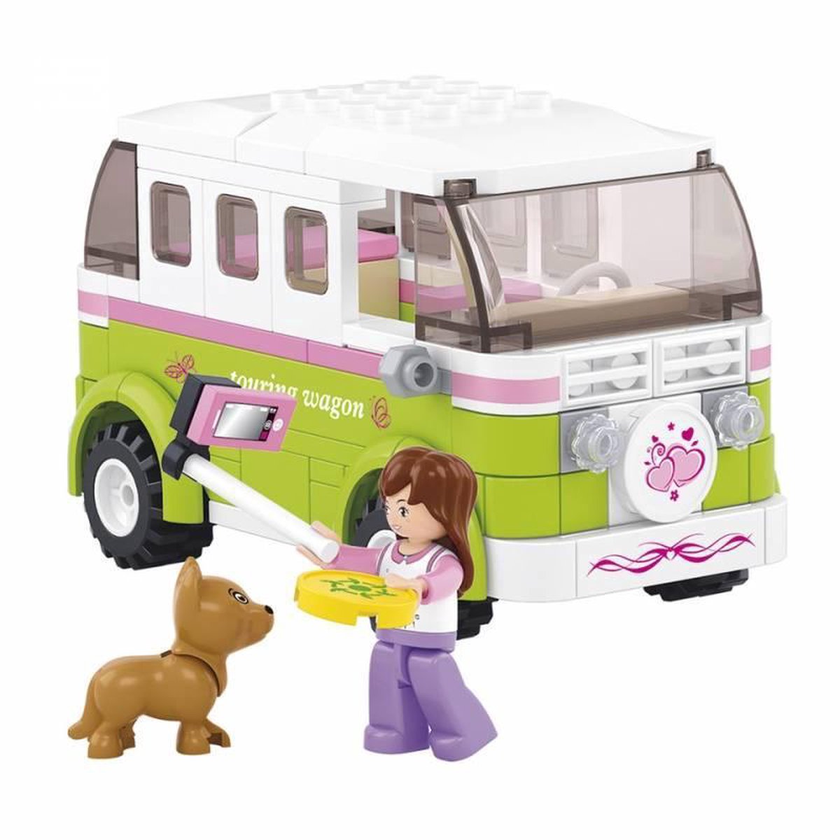 Sluban Girls Dream: kampeerwagen (M38 B0523) - Groen