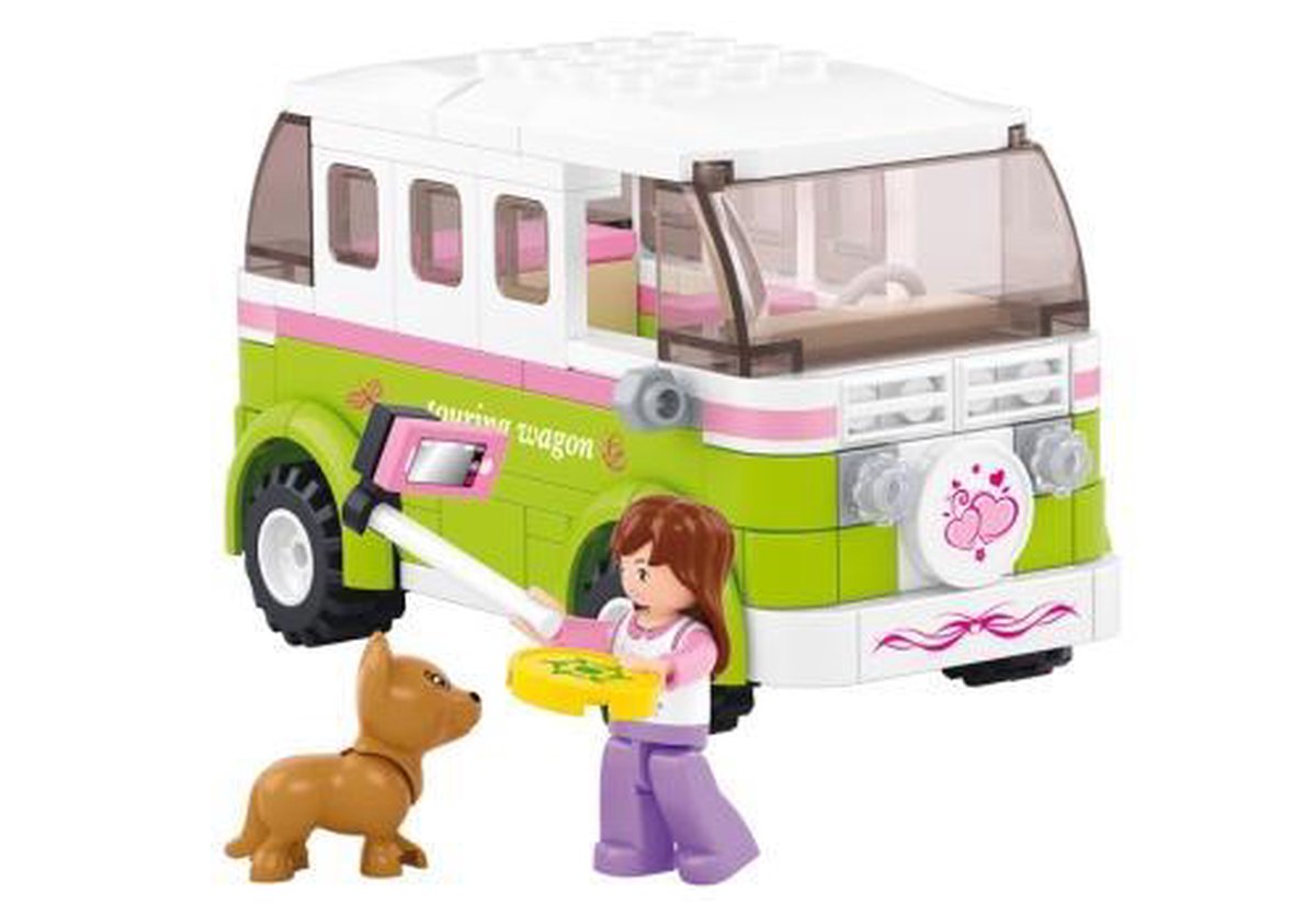 Sluban Girls Dream: kampeerwagen (M38 B0523) - Groen