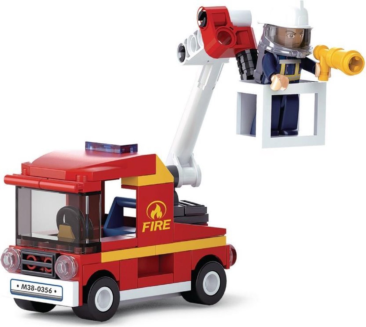 Sluban Fire: Kleine Hoogwerker (M38 B0622A) - Rood